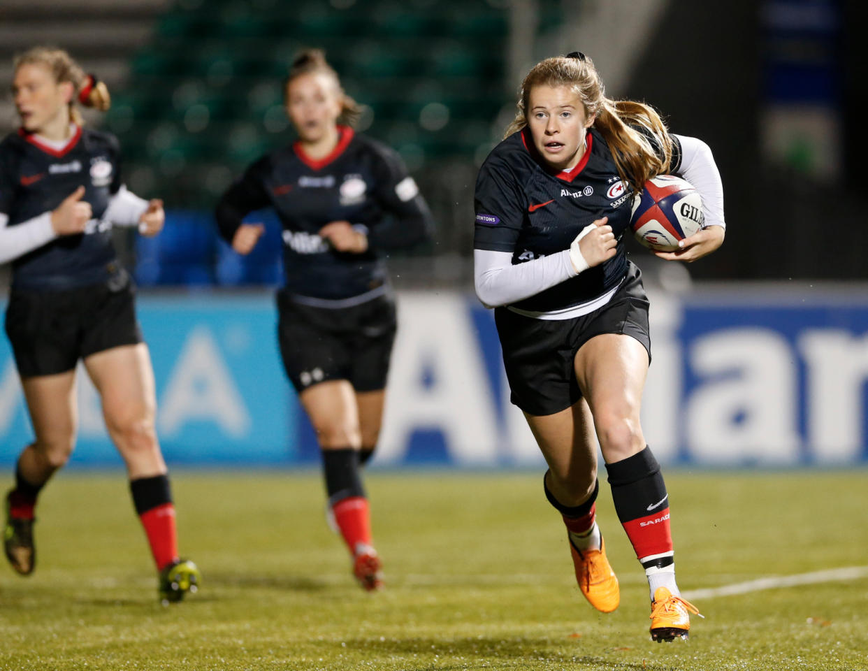 Zoe Harrison in action for Saracens