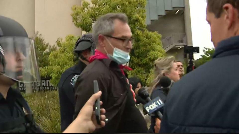 University of California, Irvine protester arrested