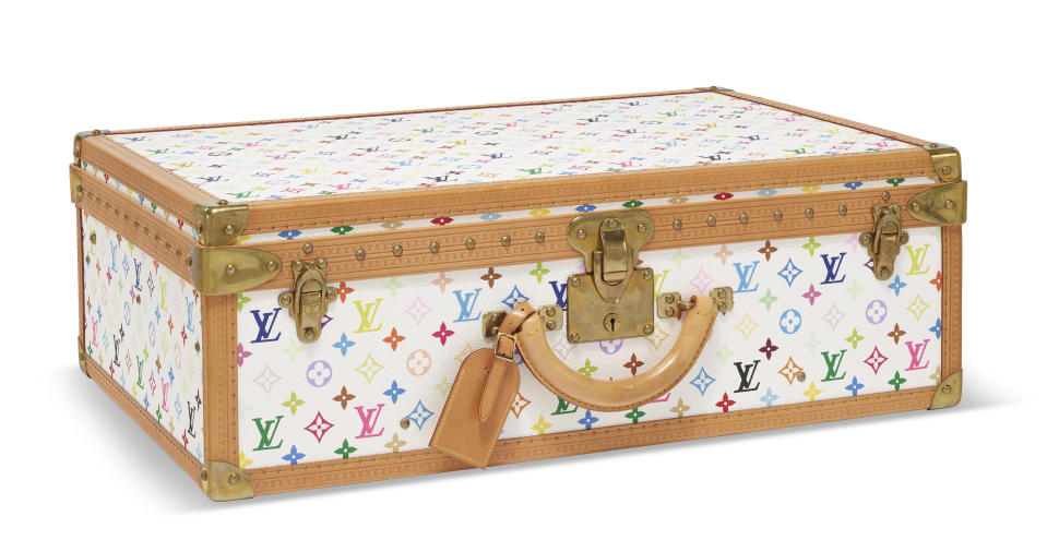 Louis Vuitton's White Multicolore Alzer 65.