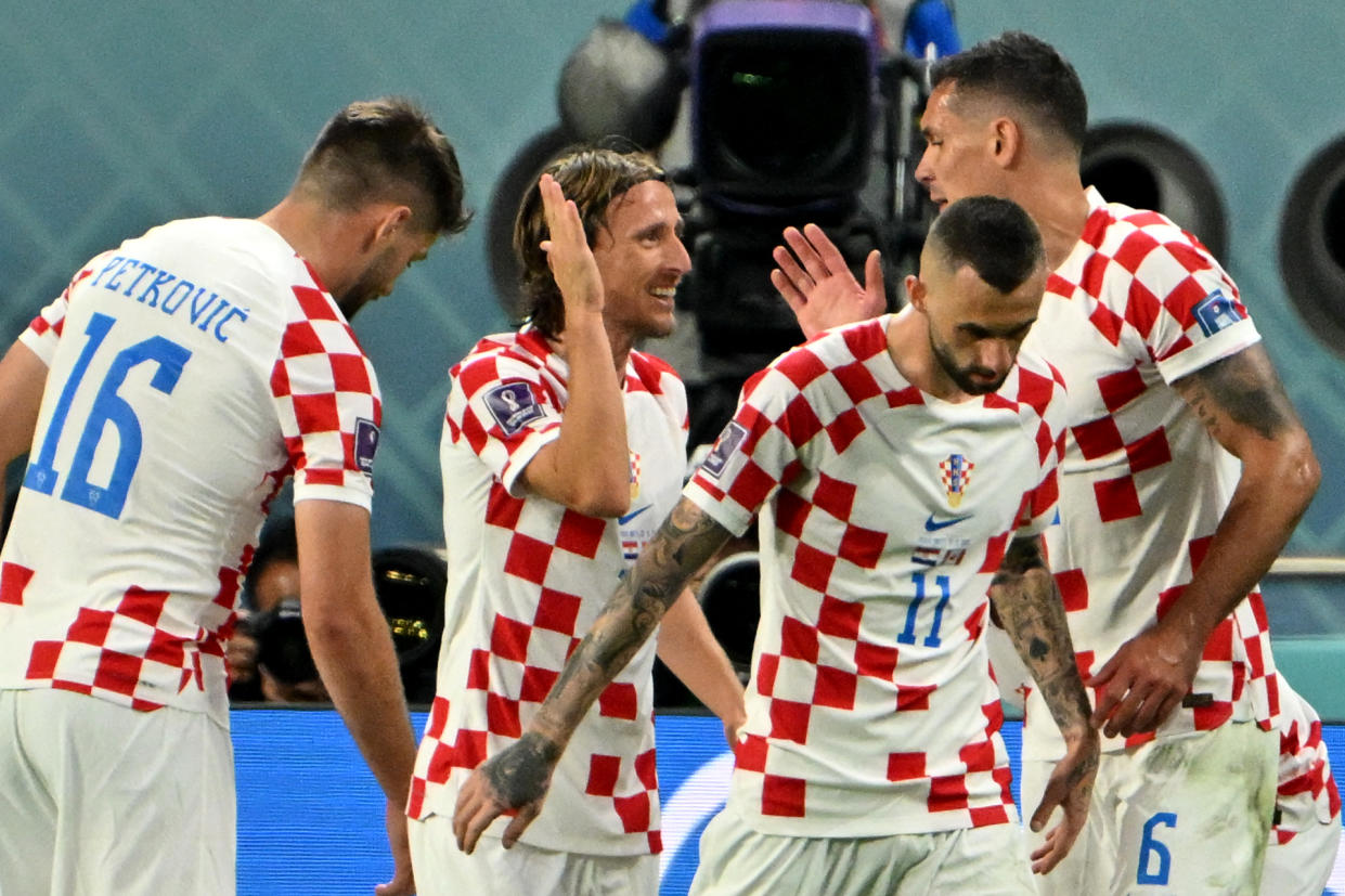 Croacia se impuso ante Canadá por marcador de 4 a 1 en el Grupo F de Qatar 2022 (Foto: PATRICK T. FALLON/AFP via Getty Images)
