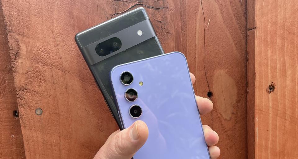 Google Pixel 7a vs. Samsung Galaxy A54 camera face-off