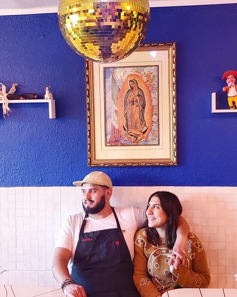 Chef Edgar Rico (left), who opened Nixta Taqueria in East Austin in 2019 with Sara Mardanbigi, was named to the semifinalist list in the James Beard Foundation's Emerging Chef category.