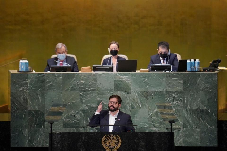 UN General Assembly Millennials Rising (Copyright 2022 The Associated Press. All rights reserved.)
