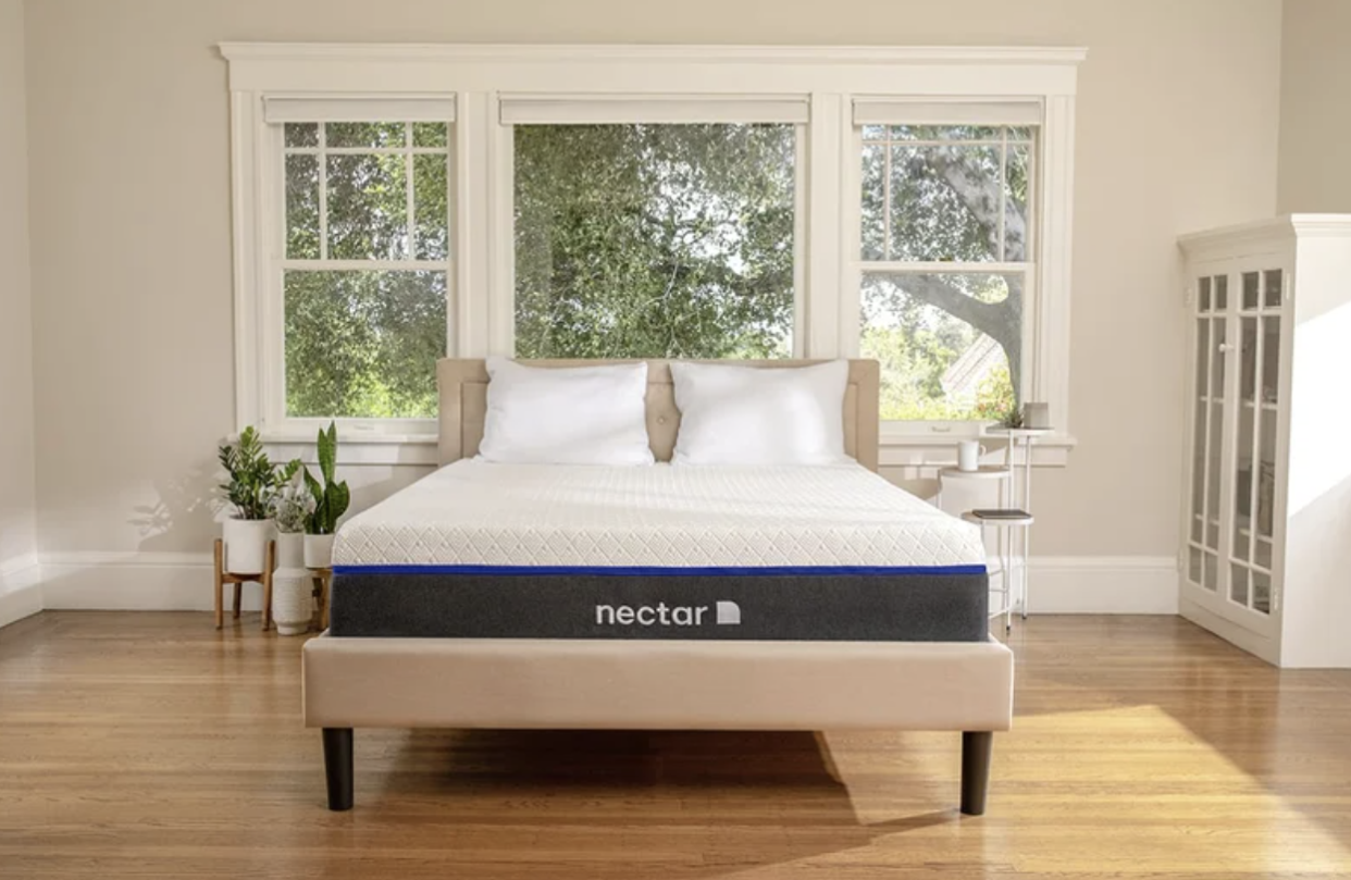 nectar mattress, bedroom