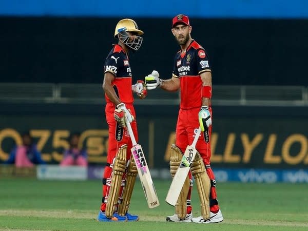 Srikar Bharat and Glenn Maxwell (Photo/ IPL Twitter)