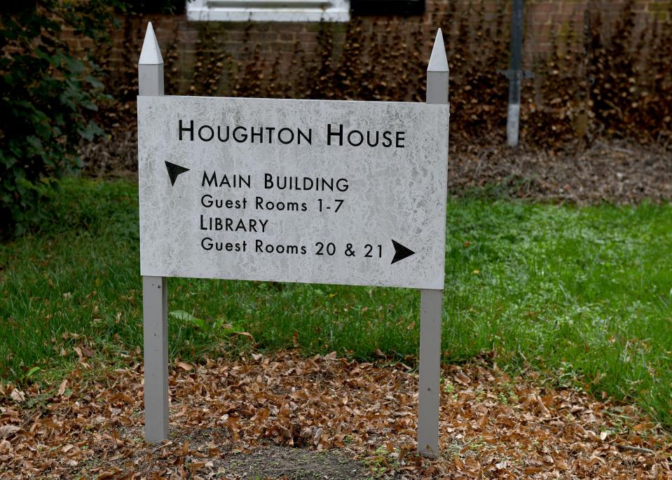 Houghton House is a former site of the Wye River Peace Conference in Queenstown, Maryland.