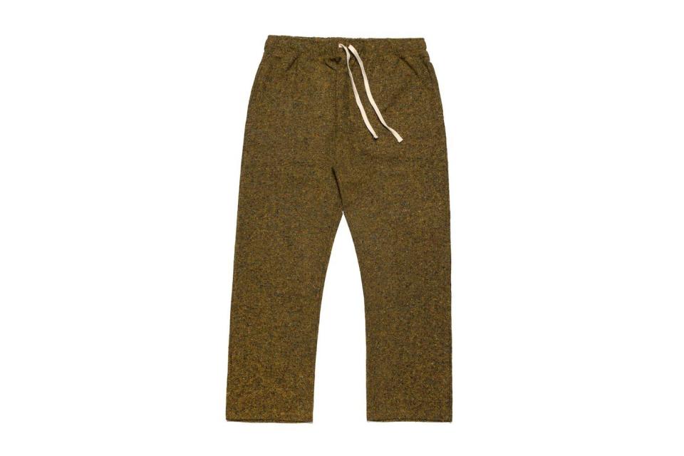 <p><strong>Standard Issue</strong></p><p>standardissuetees.com</p><p><strong>$110.00</strong></p><p><a href="https://standardissuetees.com/collections/outerwear/products/wool-slacker-pant" rel="nofollow noopener" target="_blank" data-ylk="slk:Shop Now;elm:context_link;itc:0;sec:content-canvas" class="link ">Shop Now</a></p><p>Why, yes, I <em>would</em> enjoy </p>