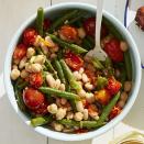 <p>You can't go wrong when you bring green beans, chickpeas, cannellini beans, and tomatoes together. </p><p>Get the <strong><a href="https://www.womansday.com/food-recipes/food-drinks/a27484467/three-bean-salad-recipe/" rel="nofollow noopener" target="_blank" data-ylk="slk:Three-Bean Salad recipes;elm:context_link;itc:0;sec:content-canvas" class="link ">Three-Bean Salad recipes</a></strong>. </p><p><a class="link " href="https://www.amazon.com/Tourangelle-Vegetables-Vinaigrettes-Marinades-Authentic/dp/B06XMYVHVG?tag=syn-yahoo-20&ascsubtag=%5Bartid%7C10070.g.2641%5Bsrc%7Cyahoo-us" rel="nofollow noopener" target="_blank" data-ylk="slk:Shop Toasted Sesame Oil;elm:context_link;itc:0;sec:content-canvas">Shop Toasted Sesame Oil</a></p>