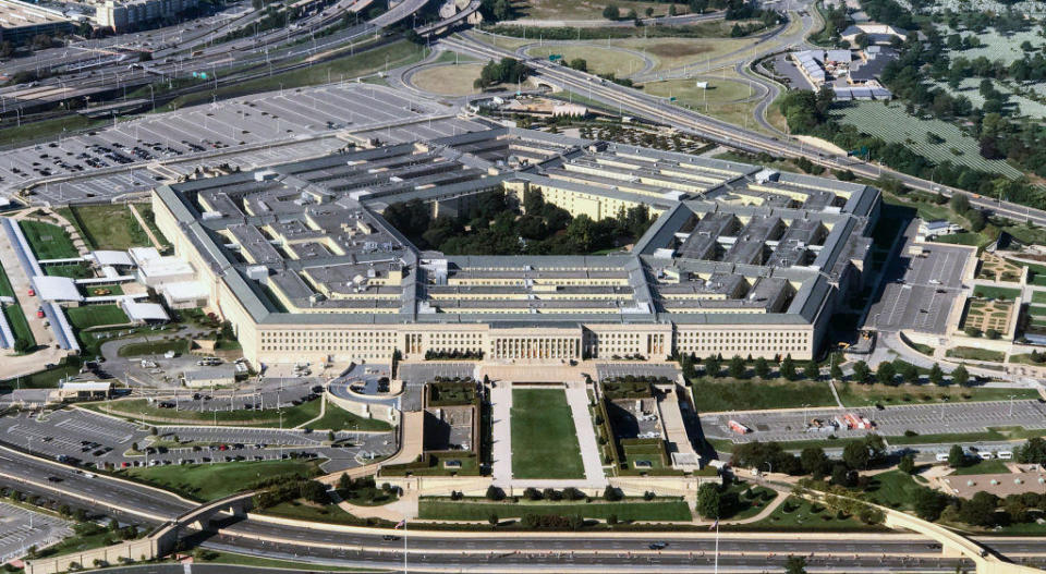 UNITED STATES - SEPTEMBER 24: Aerial view of the Pentagon building photographed on Sept. 24, 2017. (Photo By Bill Clark/CQ Roll Call) / Credit: Bill Clark