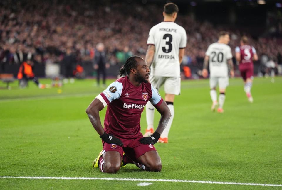 Michail Antonio was left hugely frustrated (John Walton/PA Wire)