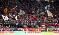 Dec 8, 2018; Atlanta, GA, USA; Atlanta United FC fans wave flags in the second half against the Portland Timbers in the 2018 MLS Cup championship game at Mercedes-Benz Stadium. Mark J. Rebilas-USA TODAY Sports