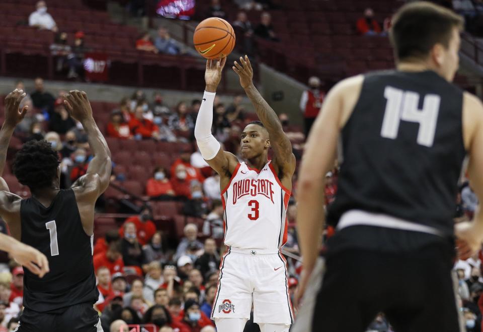 In his past four games, Eugene Brown III is averaging 7.3 points while also emerging as a key defensive weapon for the Buckeyes.