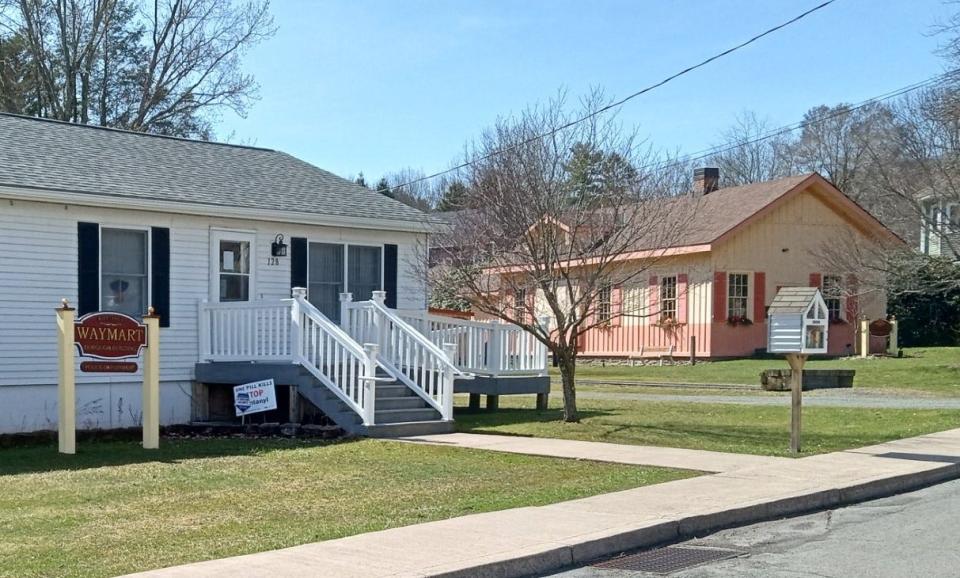 An open house at the Waymart Area Historical Society gravity railroad depot museum will be held Saturday, June 8, 2024, the day of the Pride & Patriotism parade. The museum, at right at 211 South St., is next to the borough offices and police station, at left. Jane Varcoe, who is president of the Historical Society, stated that they need more volunteers. For information, call 570-488-5400.