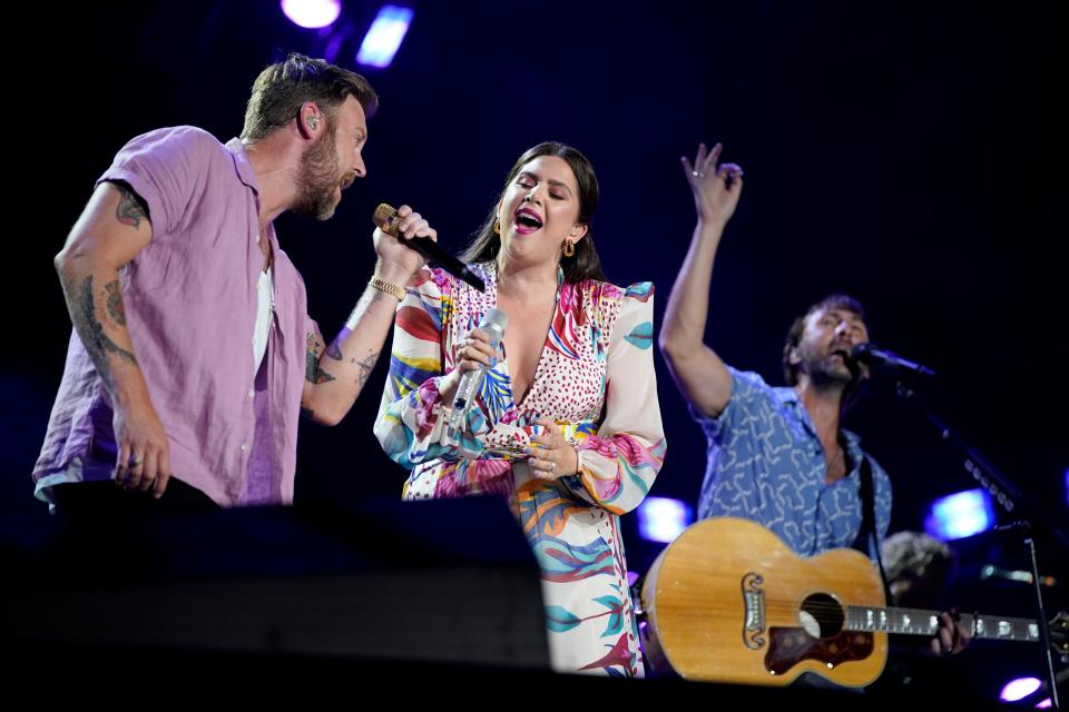 Lady A performs during CMA Fest at Nissan Stadium Sunday, June 12, 2022 in Nashville, Tennessee.
