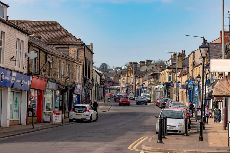 Queen Street in Great Harwood, Lancashire.