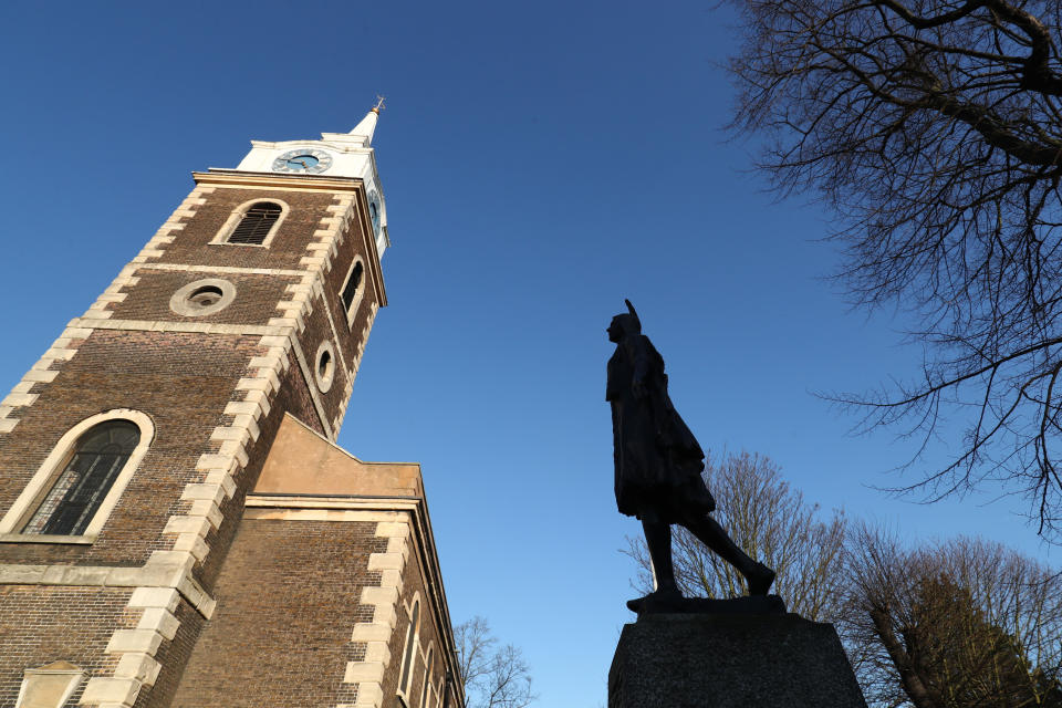 <p><span>Gravesend: Dating back to the Domesday Book, the Kent town has a number of notable historical milestones, including being the place where Pocahontas, the first Native America to visit England, died. (Gareth Fuller/PA Images via Getty Images)</span> </p>