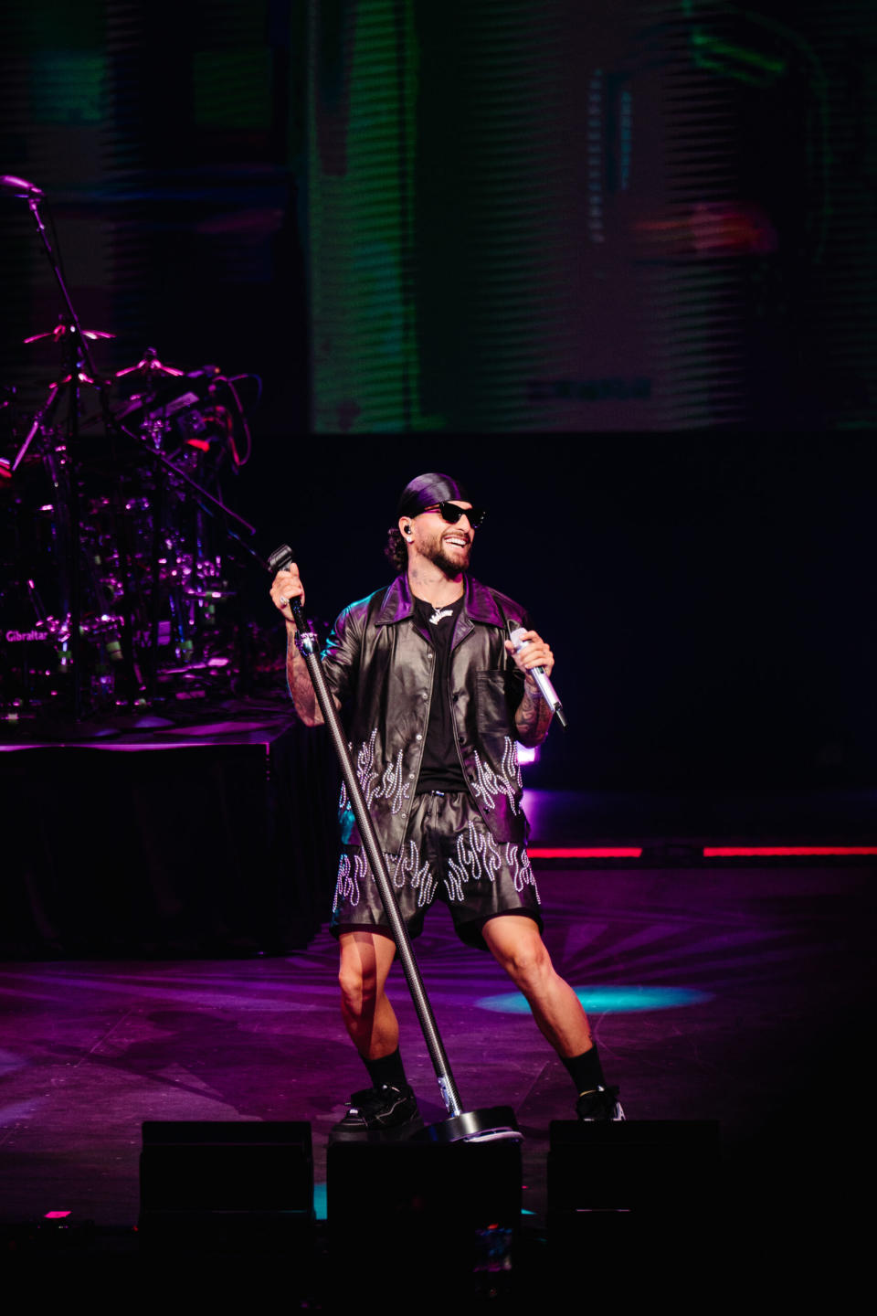 Global superstar Maluma performs to a sold-out crowd at the Yaamava’ Theater on April 27 opening with his hit songs like “Hawái” and “Madrid” before addressing the audience. Photo: 226 Collective