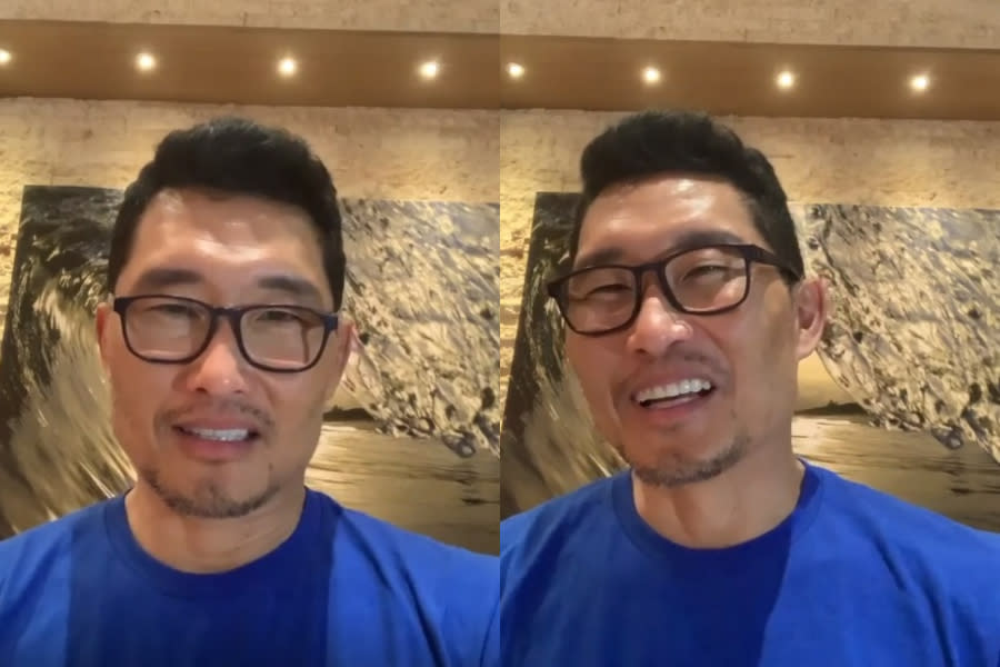 Daniel Dae Kim colgó en Instagram un vídeo confesando que había dado positivo por COVID-19. La estrella de 'Perdidos' (2004-2010) también afirmó que todos sus familiares habían dado negativo, además de pedir disculpas a todos aquellos que han estado en contacto con él. (Foto: Instagram / <a href="https://www.instagram.com/p/B97DQshgJIN/" rel="nofollow noopener" target="_blank" data-ylk="slk:@danieldaekim;elm:context_link;itc:0;sec:content-canvas" class="link ">@danieldaekim</a>)