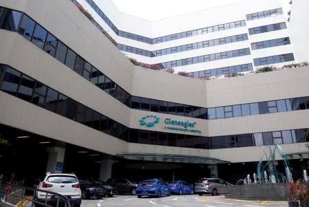 A general view of Gleneagles Hospital, where Zimbabwe's former President Robert Mugabe received medical treatment, in Singapore