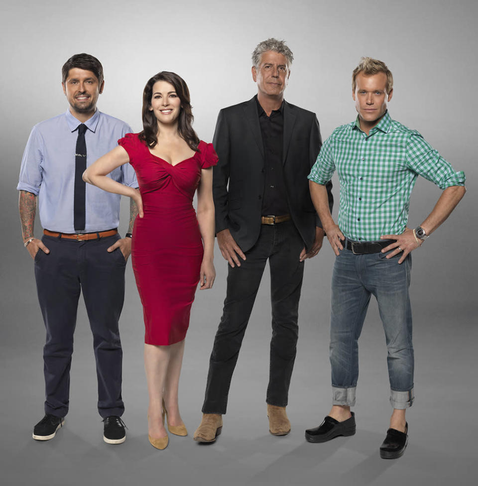 "The Taste" -- LUDO LEFEBVRE, NIGELLA LAWSON, ANTHONY BOURDAIN, BRIAN MALARKEY