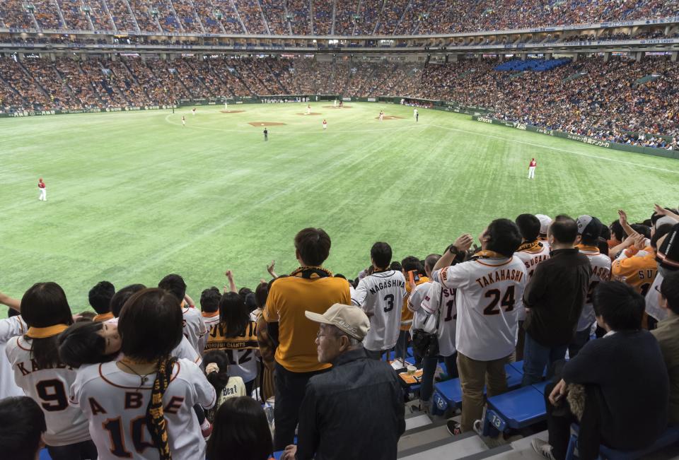 Japan's top baseball league will play its remaining 72 preseason games in empty stadiums due to the spread of the virus.