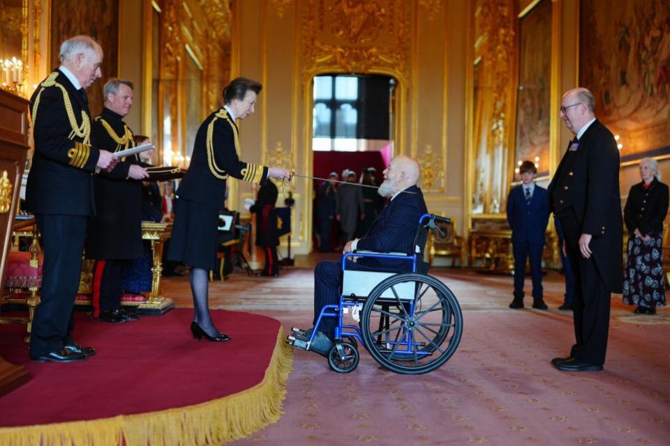 Somerset County Gazette: Michael Eavis was made a Knight Bachelor by the Princess Royal at Windsor Castle, Berkshire