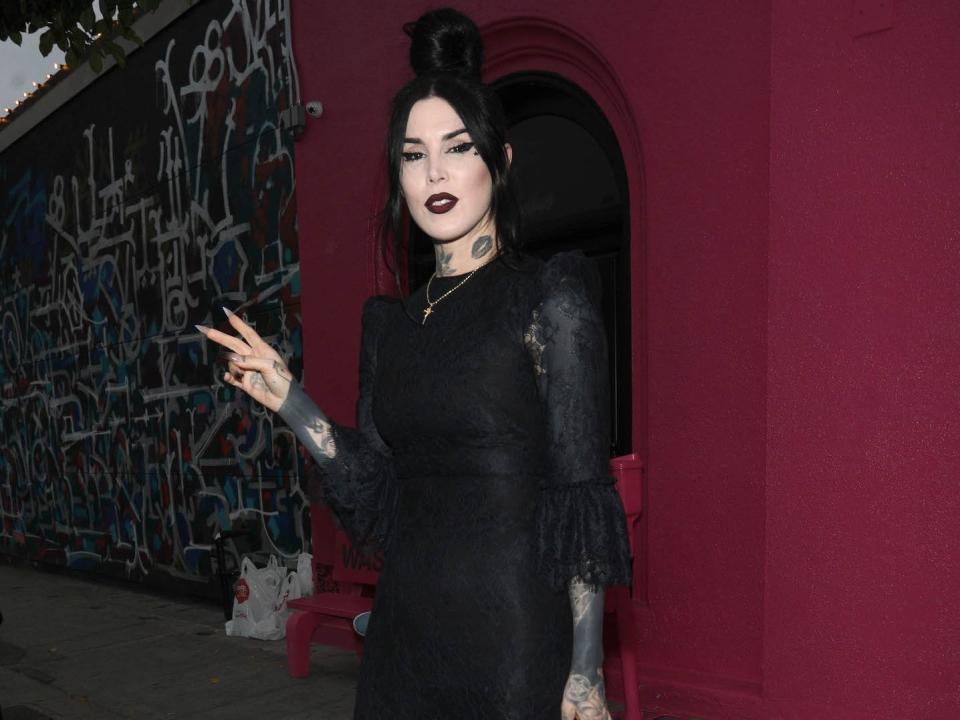 Kat Von D in Los Angeles, California, on June 15, 2023.