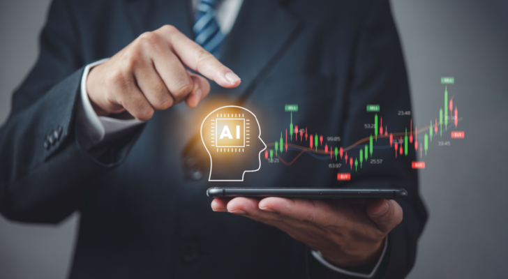 Chatbot conversation Ai Artificial Intelligence technology online customer service. Digital chatbot, robot application, OpenAI generate. financial investment stock market. Virtual assistant on internet. AI stocks