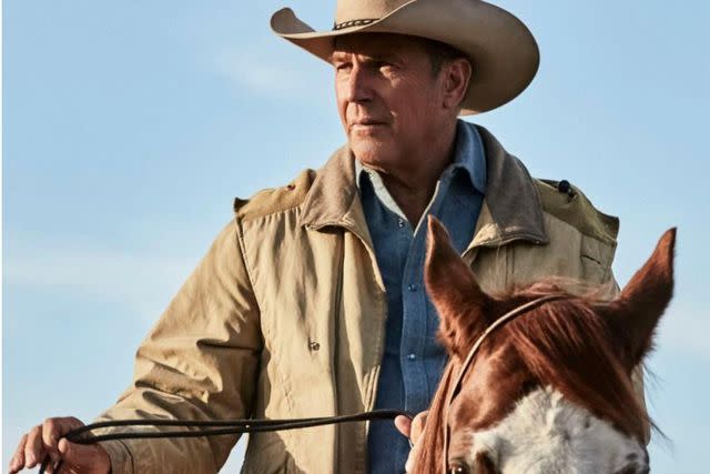 <p>Alamy</p> Kevin Costner on 'Yellowstone'