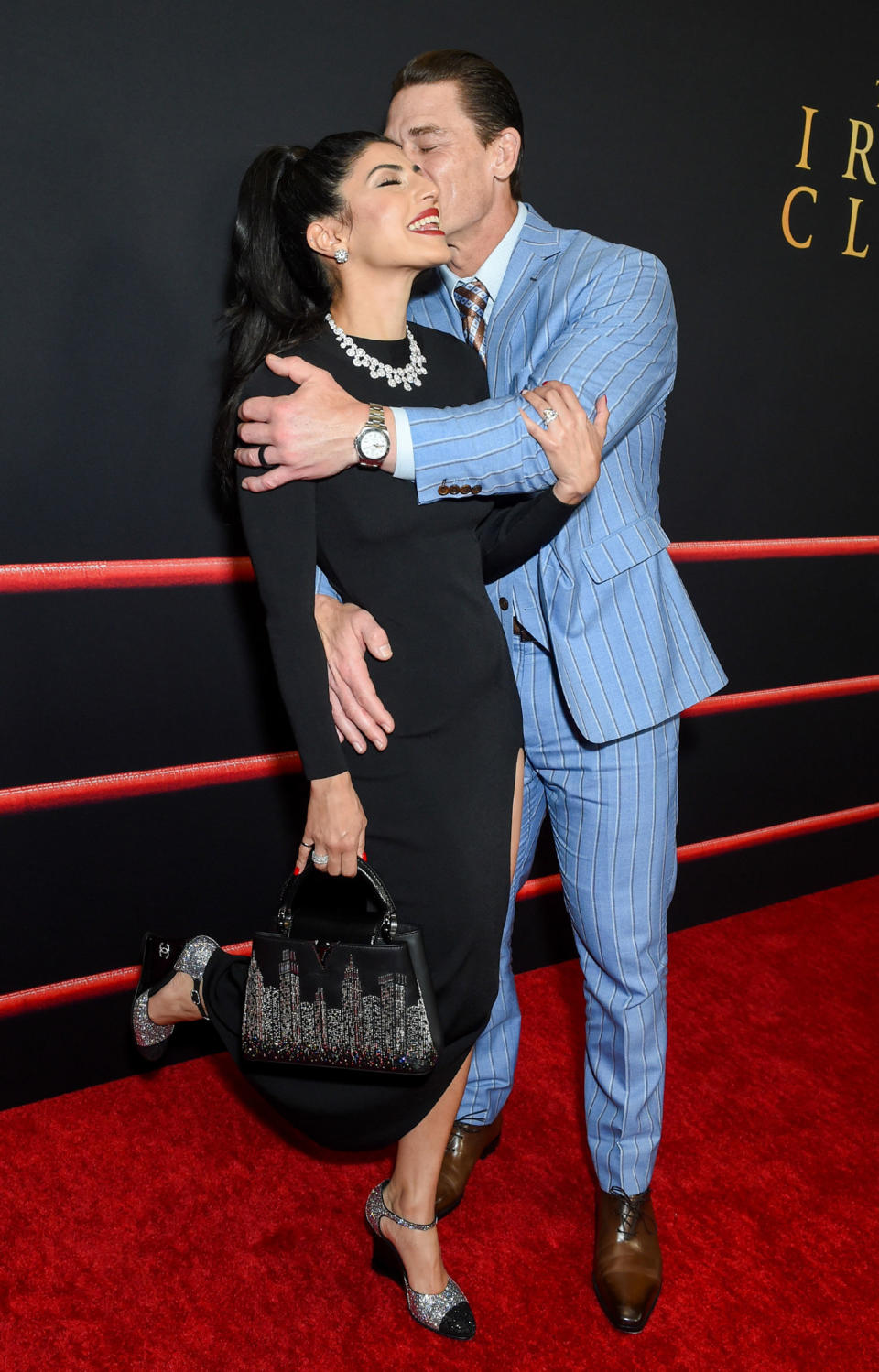 Shay Shariatzadeh and John Cena  (Gilbert Flores / Variety via Getty Images)