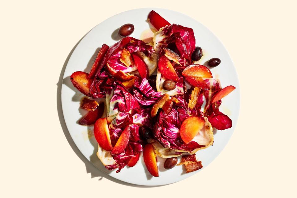 Radicchio and Plum Salad