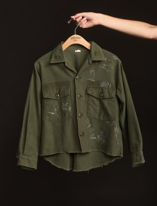 Lucky Brand Upcycles Vintage Military Clothing