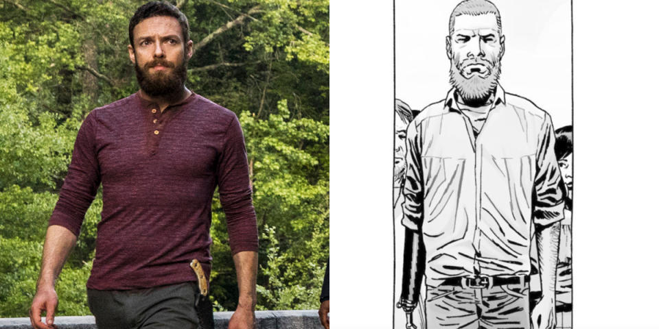 Aaron rick grimes walking dead