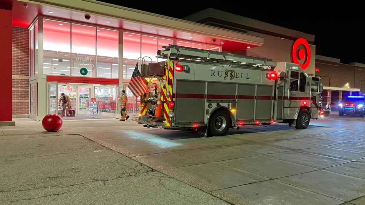 A Target location in Bainbridge Township has closed indefinitely following a fire at the store Monday evening.