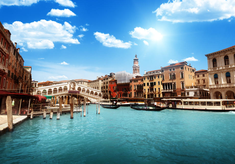 The most fragile of Italian cities has been sinking for centuries. Long famous for being the city that is partially under water, sea level rise associated with global warming would have an enormous impact on Venice and the surrounding region.   The Italian government has begun constructing steel gates at the entrances to the Venetian lagoon, designed to block tidal surges from flooding the city. However, these barriers may not be enough to cope with global warming.