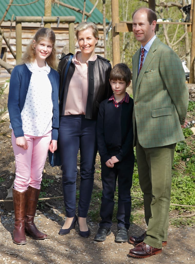 Prince Edward, Lady Louise Windsor, Sophie Countess of Wessex, James Viscount Severn