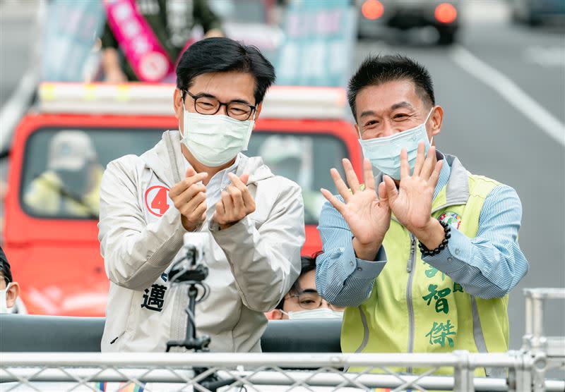 陳其邁（左）傳將接任民進黨主席。（圖／翻攝陳其邁臉書）