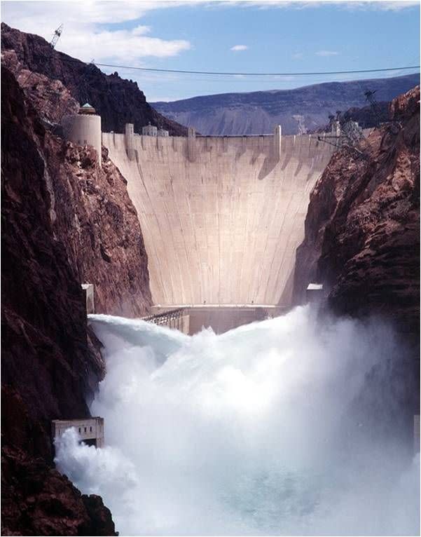 3) Hoover Dam: Colorado River, Arizona/Nevada