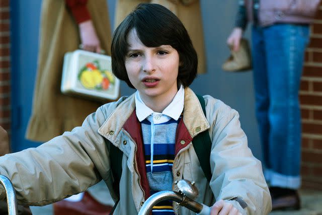 <p>Curtis Baker/Netflix</p> Finn Wolfhard as Mike Wheeler in 'Stranger Things' season 1