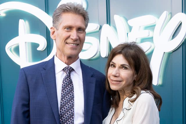 <p>Frank Micelotta/Disney via Getty</p> Turner and Nist had a televised wedding after meeting on 'Golden Bachelor' on Jan. 4