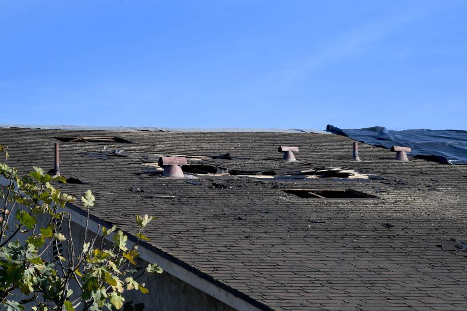 A residential fire displaced 22 people in Oxnard when it burned through the shared attic of a five-unit building in the 2400 block of El Dorado Avenue Dec. 7.