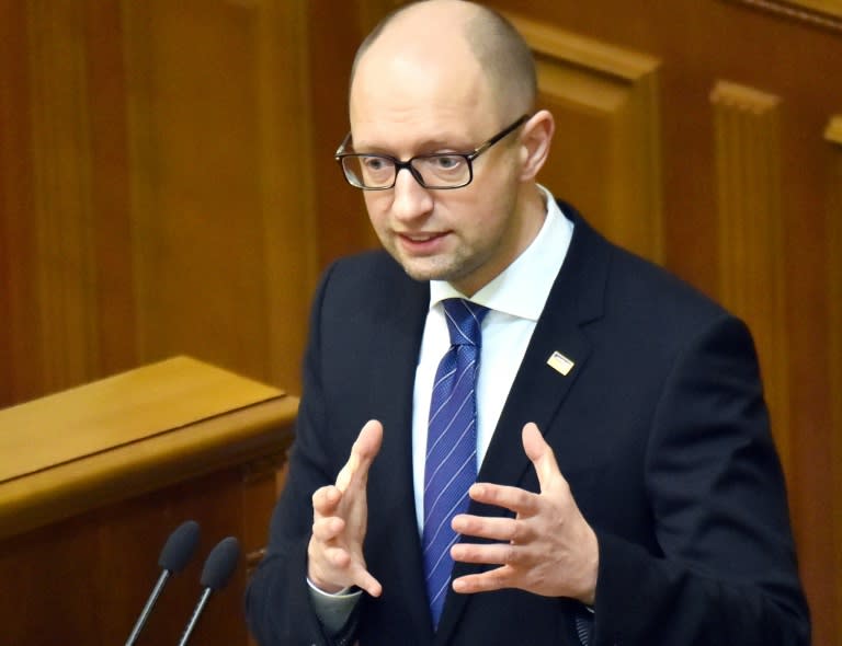 Ukrainian Prime Minister Arseniy Yatsenyuk