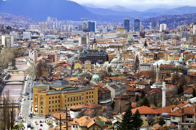Sarajevo, la capital de Bosnia
