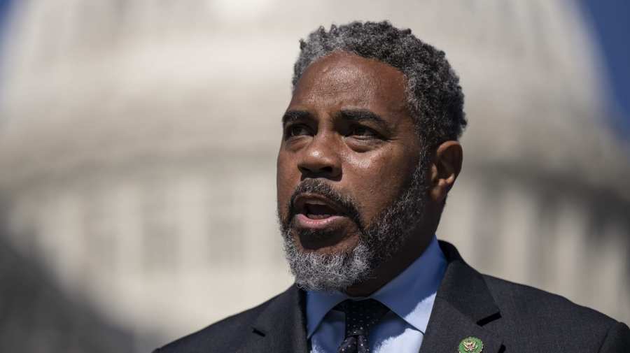 WASHINGTON, DC – MARCH 9: Congressional Black Caucus chairman Rep. Steven Horsford (D-NV) speaks during a news conference about the Justice For All Act outside the U.S. Capitol March 9, 2023 in Washington, DC. The bill, introduced by Rep. Rashida Tlaib (D-MI), aims to strengthen anti-discrimination laws. (Photo by Drew Angerer/Getty Images)