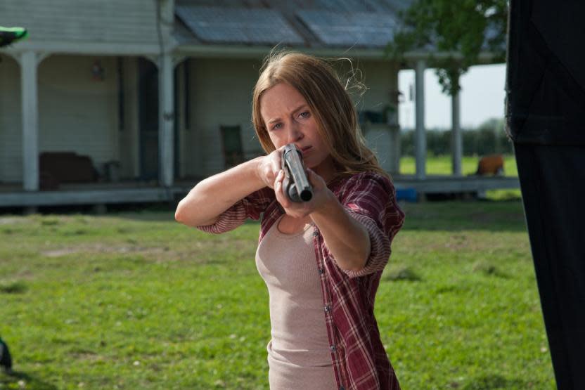 Emily Blunt en Asesino del Futuro (Crédito: IMDb)