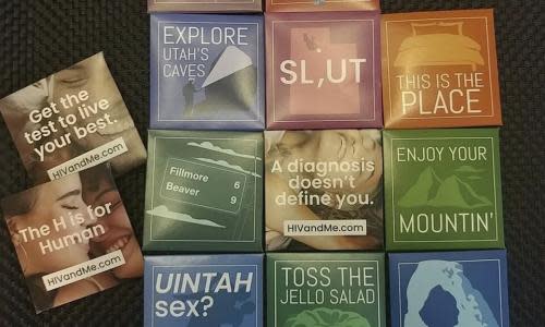 'Enjoy your mountin': Utah cancels state-issued condoms over innuendo. Republican governor objects to ‘sexual innuendo as part of a taxpayer-funded campaign’ to prevent spread of HIV