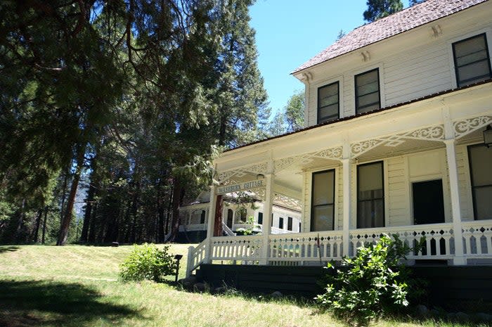 The Washburn Cottage, one of five Victorian cottages behind the Wawona Hotel's main lodge.