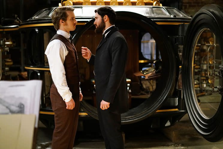 Freddie Stroma and Josh Bowman in ‘Time After Time’ (Credit: ABC)