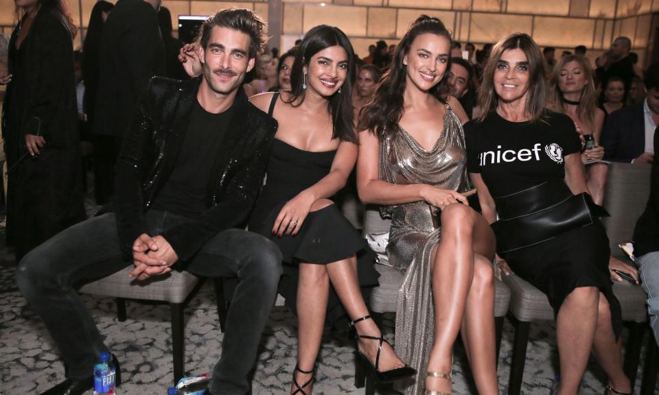 Prianka Chopra And Irina Shayk At The Daily Front Row Fashion Media Awards, NYFW