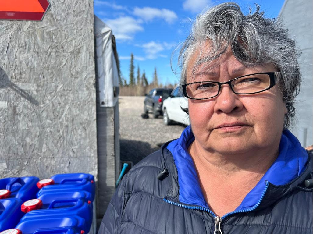 Eva Beaulieu has been out looking for her brother Ralph since last Thursday. (Marc Winkler/CBC - image credit)